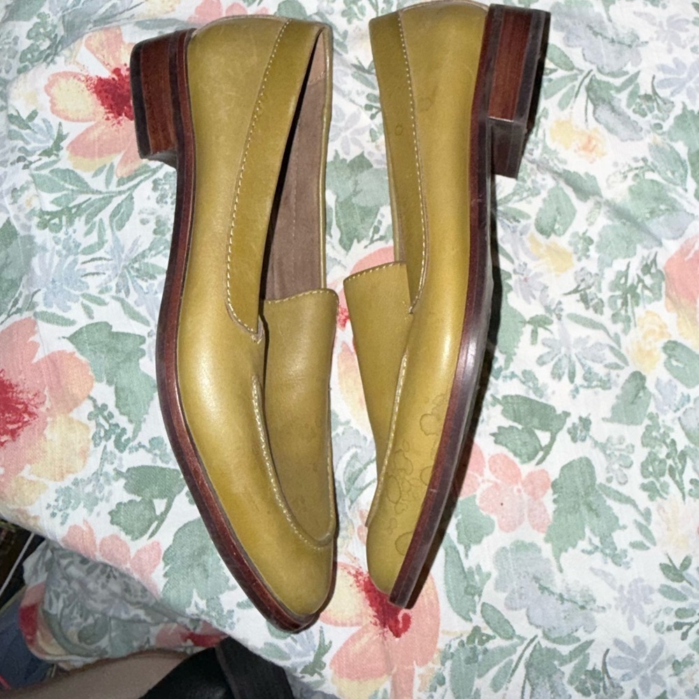 AEROSOLES Olive Green Loafers - Picture 7 of 8